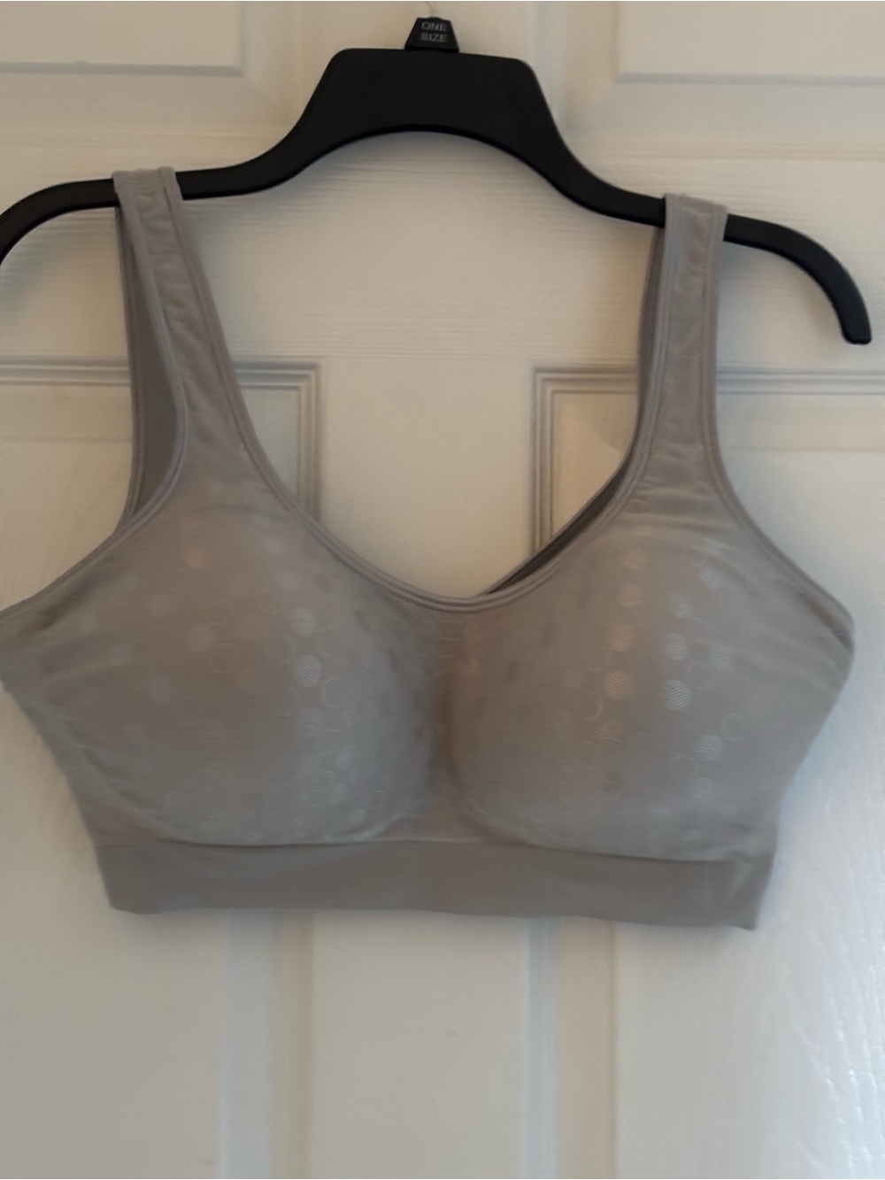 Bali Light Gray ComfortFlex Fit Seamless Shaping Wireless Bra 3XL